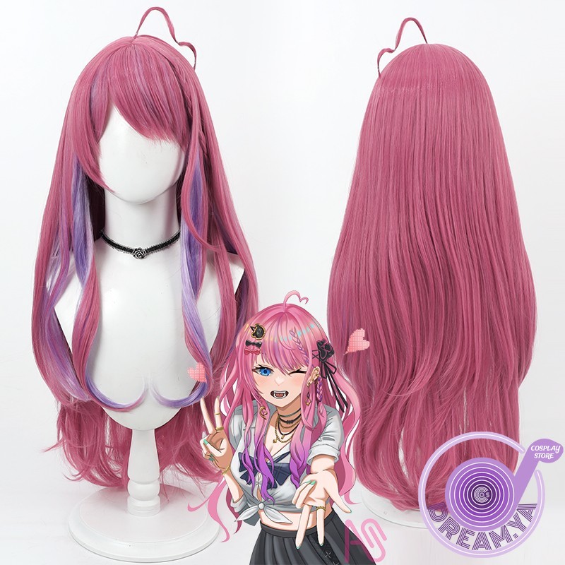 Anime Cosplay Wig Heat Resistant - Парик для косплея Kuramochi Meruto Vtuber,