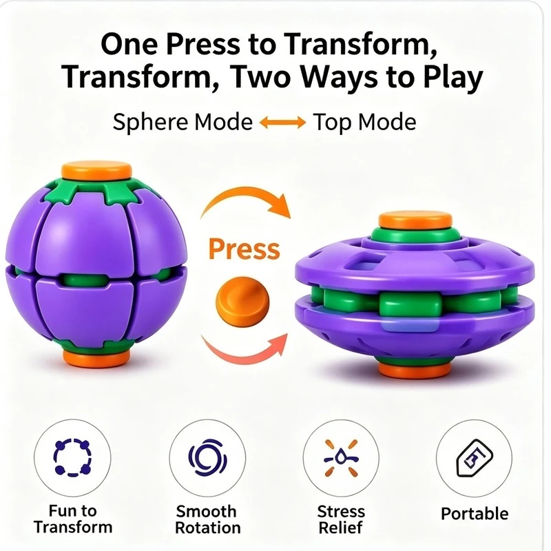 1 шт. Трансформирующийся шарик – обзор и цена Novelty Gifts