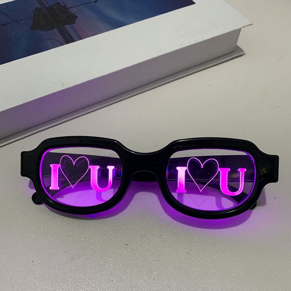 Очки с LED-подсветкой для созд – обзор и цена Glow In The Dark Party Glasses