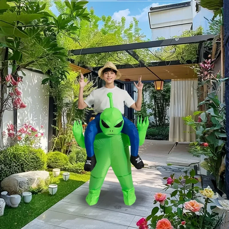 Надувной костюм инопланетянина – обзор и цена Inflatable Dinosaur Costume Adult