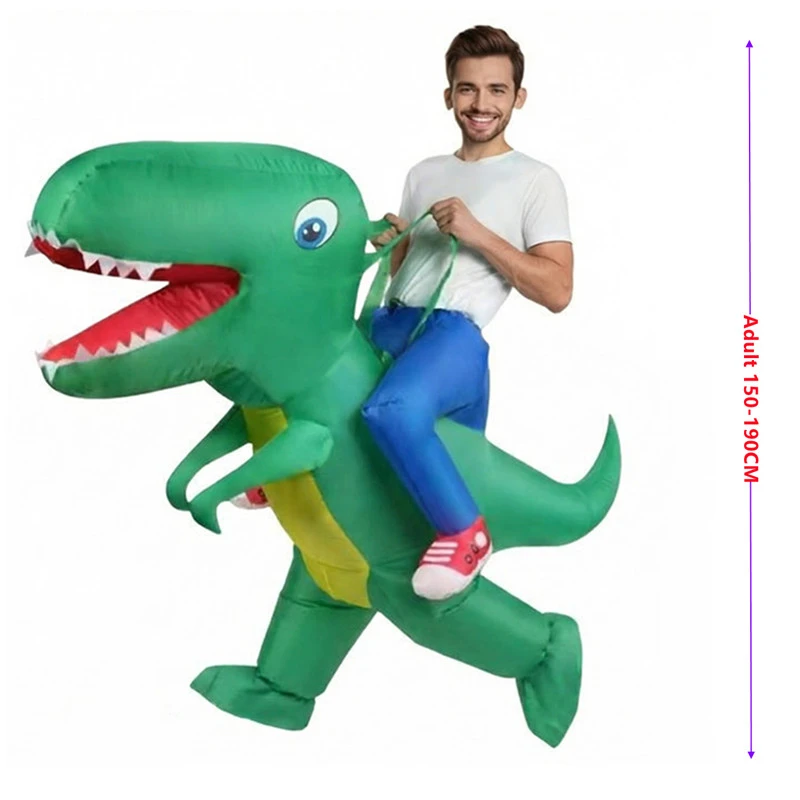 Надувной костюм Тираннозавра Р – обзор и цена Inflatable Dinosaur Costume Adult
