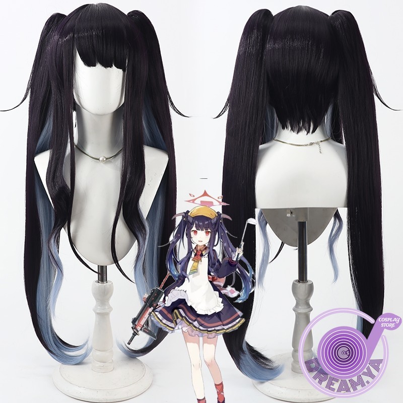 Aikiyo Fuuka Косплей Парик Син – обзор и цена Anime Cosplay Wig Heat Resistant