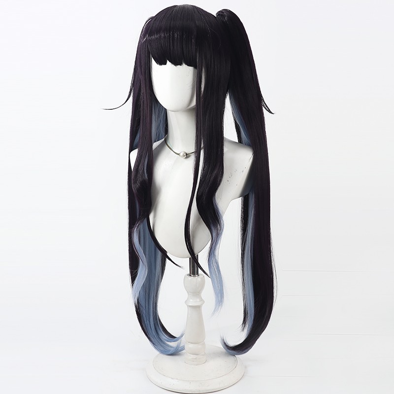 Aikiyo Fuuka Косплей Парик Син – обзор и цена Anime Cosplay Wig Heat Resistant