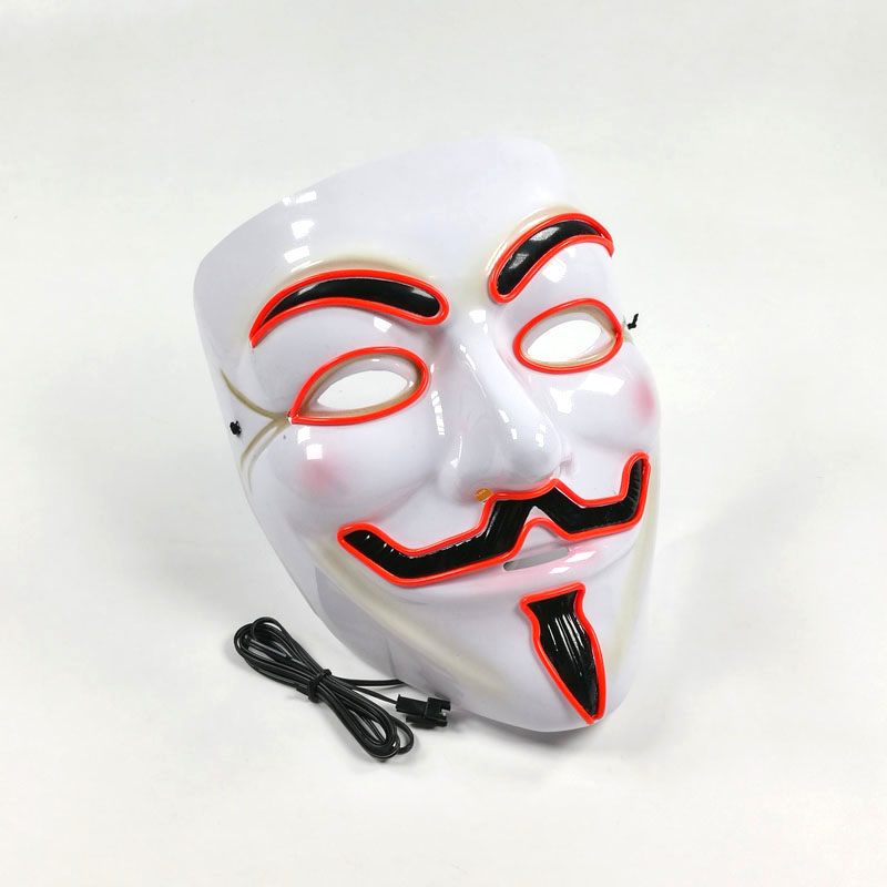Маска Vendetta LED: Светящаяся – обзор и цена Led Purge Mask Halloween