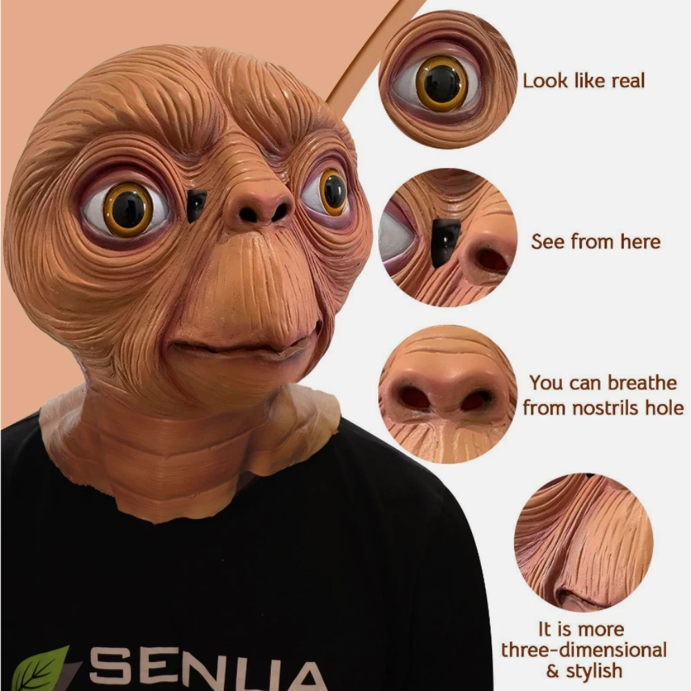 Маска для косплея «Пришельцы и – обзор и цена Latex Alien Mask Realistic