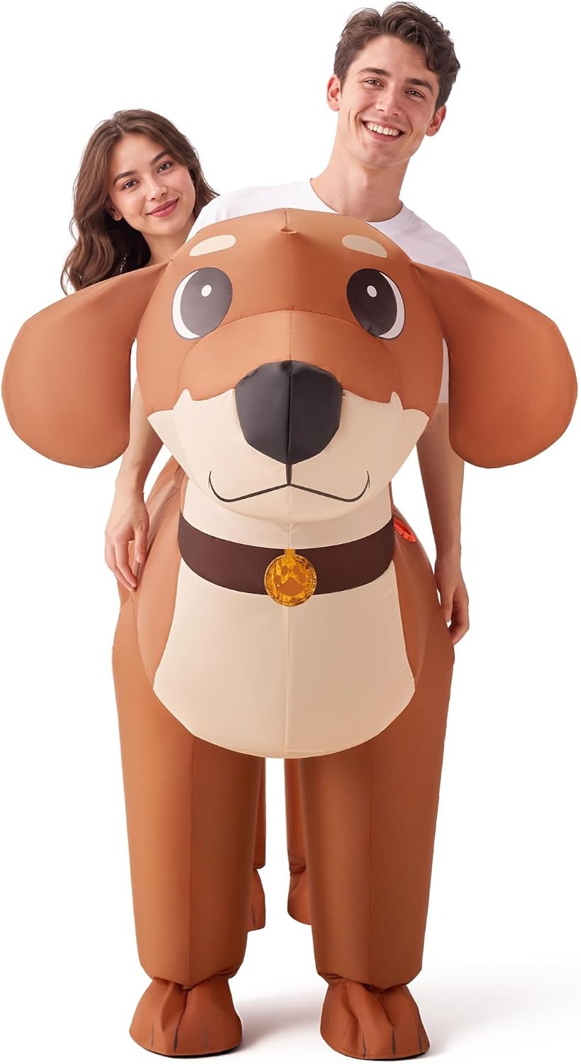 Надувной костюм такса для пары – обзор и цена Costumes
