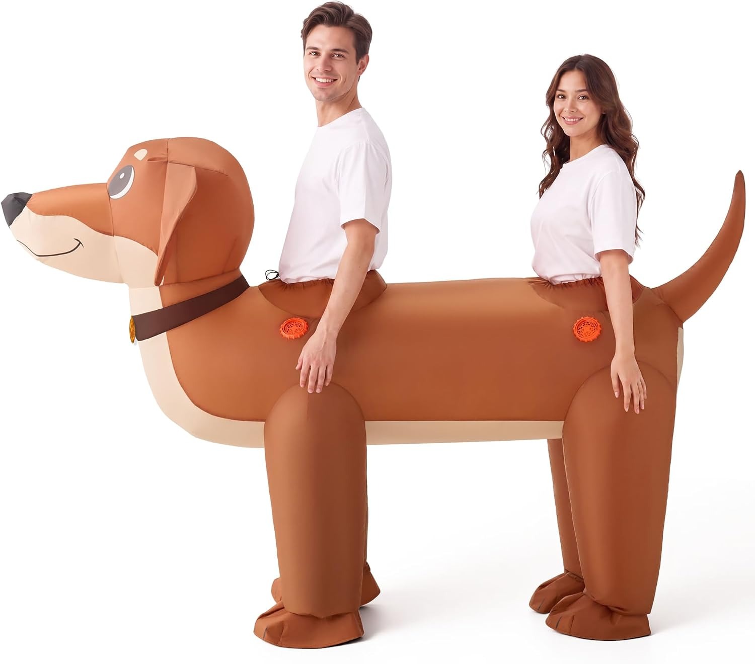 Надувной костюм такса для пары – обзор и цена Costumes